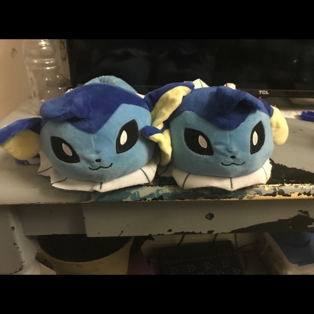 Adult Size Vaporeon Slippers